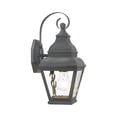 thumbnail image 4 of Livex Lighting Exeter Outdoor Wall Lantern in Charcoal, 4 of 10