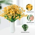 thumbnail image 6 of Zukuco 6/12pcs Artificial Flowers for Outdoors, Fake Flowers Bulk Plastic UV Resistant Faux Flowers Greenery Garden Shrubs Home Patio Porch Decoration, 6 of 6
