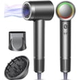 thumbnail image 1 of Secador de pelo, 160000 RPM Secador de pelo profesional de alta velocidad 500 millones de secador de pelo de cuidado iónico negativo para secado rápido, secador de pelo con control térmico de bajo rui, 1 of 5