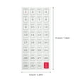 thumbnail image 4 of 12 Sheets Adhesive Calendar Stickers Multi-function Planner Tabs Household Number Stickers, 4 of 6