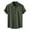 Green, variant on JTieacloth Business Casual Shirt Male Solid Color Jacquard Striped Shirt Pure Cotton Short Sleeve Lapel Button Down Shirt Green