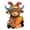 Rabbit Ears, variant on Easter Highland Cow Resin Figurine Spring Tiered Tray Decor Cute Cow Statue For Home Table (Bow)