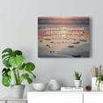 thumbnail image 2 of Scripture Walls  Justified By Faith Romans 5:1 Bible Verse Canvas Christian Wall Art Ready to Hang Unframed, 2 of 16