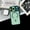 Cangling Green, variant on Kryonix for iPhone 17 Air Case, Full Camera Protection, Built-in Magnetic Ring, Compatible with Magsafe Charger, Translucent Matte Phone Case