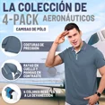 thumbnail image 4 of Playera Polo Hombre Multicolor, Paquete 4 Pcs Casual Camisa, 4 of 8