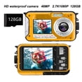 thumbnail image 3 of Cámara Subacuática de 2,7 K, Cámara Digital Inmediatamente Full HD de 48 MP Confocque Autico de 10 Pasteles, Cámara Subacuática Compacta Flotante Para Selfies Con Zoom Digital, 3 of 7