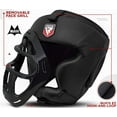 thumbnail image 2 of RDX Headgear for Boxing, MMA Training, Head Guard with Removable Face Grill, Cheeks, Ear, Mouth Protection, Helmet for Muay Thai, Grappling, Sparring, Kickboxing, Karate, Taekwondo, Martial Arts, 2 of 8