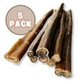 thumbnail image 2 of Purely Paws All-Natural Beef Bully Sticks - Very Thick, Safe, Digestible Dog Chews - Long-Lasting, Low-Odour, Rawhide Free - (12 Inch, 5 Count), 2 of 7