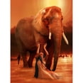 thumbnail image 3 of Babette 15x18 Black Modern Framed Museum Art Print Titled - Elephant Ritual, 3 of 5