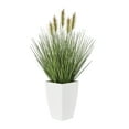 thumbnail image 6 of DecMode 20" Artificial Plant in White Plastic Pot, 6 of 9