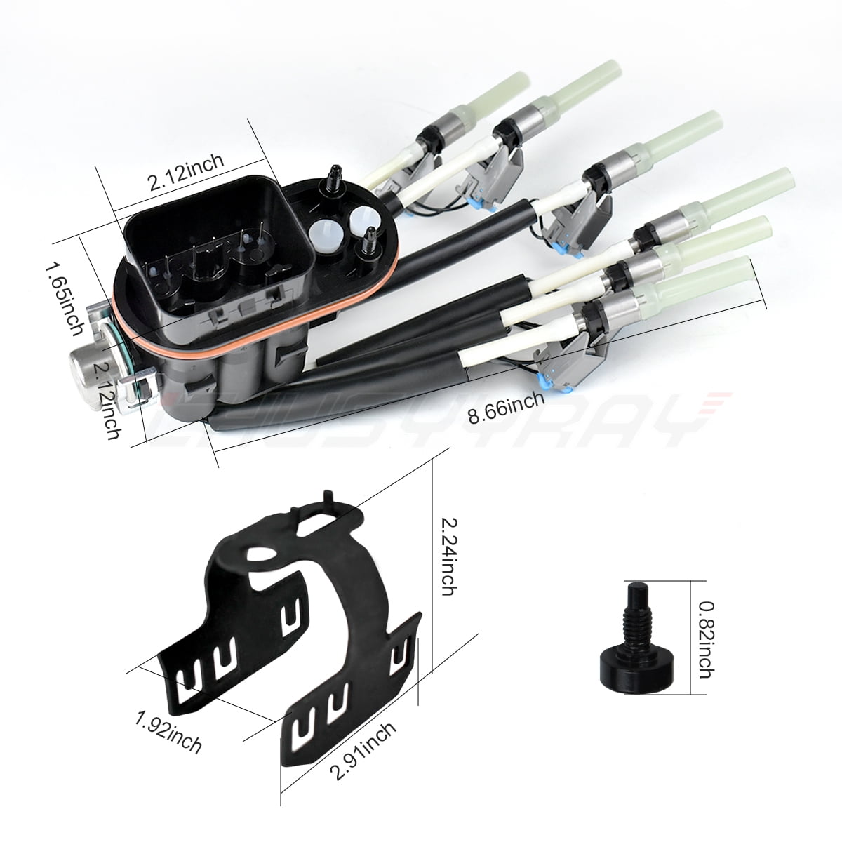 Spider Fuel Injectors FITS Chevy Silverado 1500 1999-2013 GMC Sierra Isuzu 4.3L