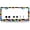 Cute Boho Rainbows, variant on Boho Rainbow License Plate Frame Colorful License Plate Holder Stainless Steel Funny Colorful Car Accessories Decoration 6.3" X 12.3" with 2 Holes Screws