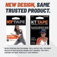 thumbnail image 2 of KT Tape, Original Cotton, Elastic Kinesiology Athletic Tape, 20 Count, 10â€ Precut Strips, Red, 2 of 3