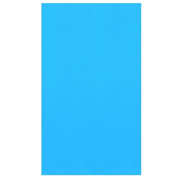 Swimline 15' Round Above Ground Swimming Pool Overlap Liner, Solid Blue