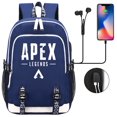 thumbnail image 1 of AMERTEER Students APEX Legends Bookbag USB Charging Port Daypack Lightweight Travel Bag Graphic Knapsack, 1 of 6