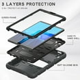 thumbnail image 4 of For Samsung Galaxy Tab A7 Lite 8.7 inch 2021 3-Layer Protection Screen Frame + PC + Silicone Case, 4 of 7