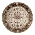 thumbnail image 3 of Unique Loom Rushmore Collection Area Rug - Lincoln (5' Round Cream/Beige), 3 of 7