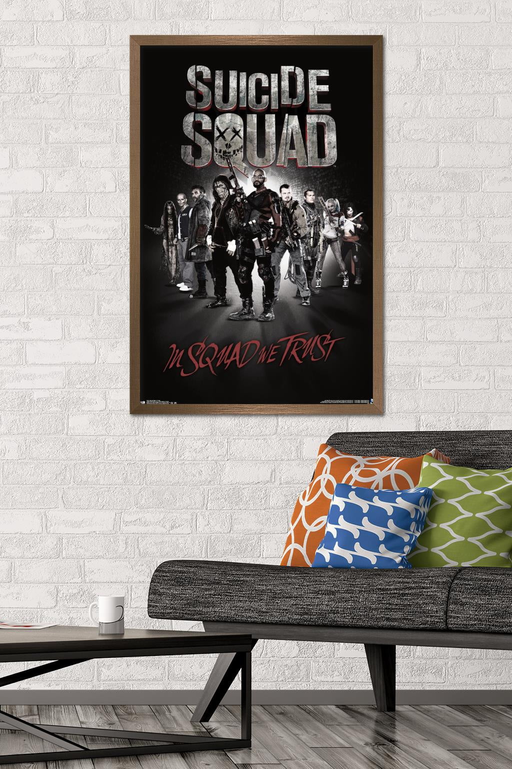 DC Comics Movie - Suicide Squad - Group Wall Poster, 22.375" x 34", Framed
