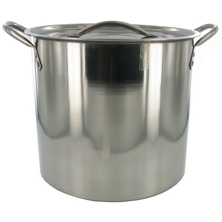 Good Cook 06180 8 Quart Brushed Stainless Steel Stock Pot - Walmart.com