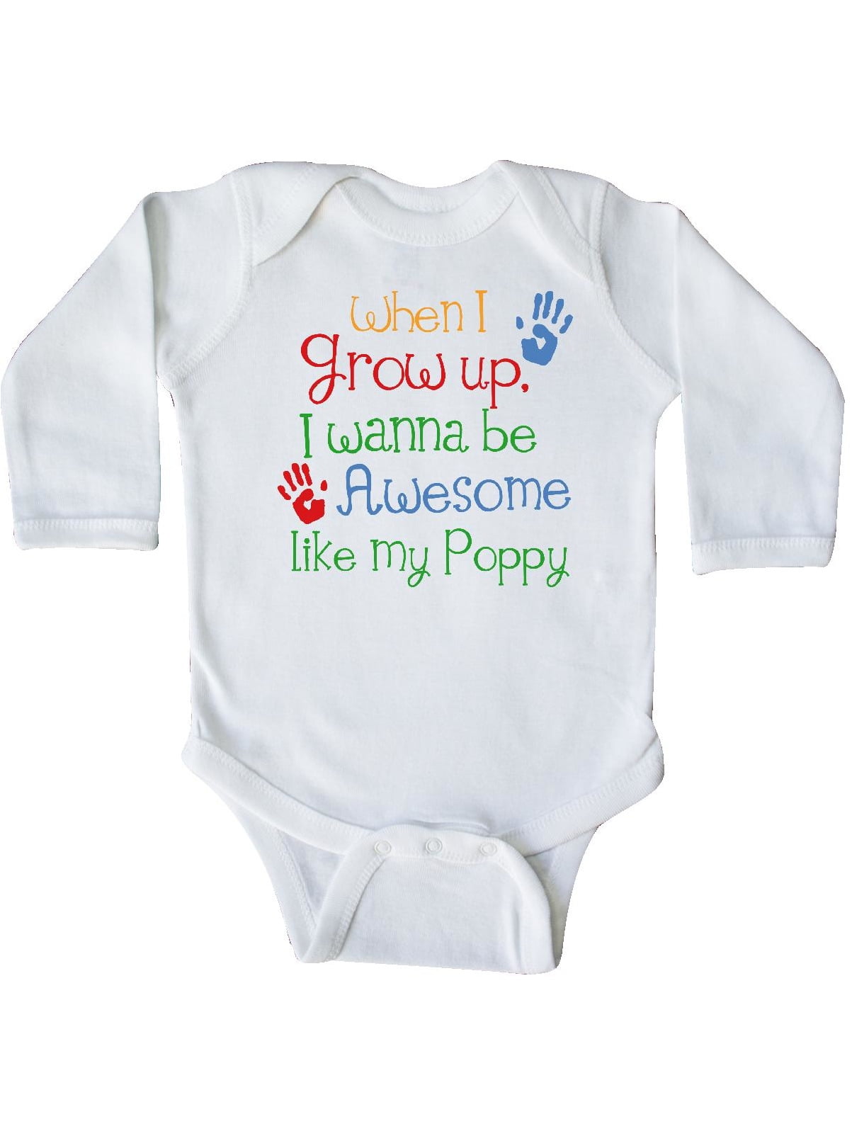 inktastic Center of My Poppys Universe Long Sleeve Creeper