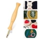 thumbnail image 4 of Dekaim-aguja Perforadora Portátil, Pluma Para Bordar, Enhebrador, Herramienta Con Mango De Madera Para Tejer, Coser, Manualidades De Fieltro, 4 of 5