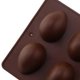 thumbnail image 5 of 8 huevos en forma de huevos de Pascua molde de silicona para hornear pastelería molde de Chocolate Afortunado Sencillez, 5 of 5