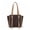 Coffee, variant on Western Tote Bag for Women Studded PU Leather Handbag with Fringe Tassel Fashion Medium Size Shoulder Purse Cowgirl Style Tote, Coffee