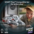 thumbnail image 5 of LEGO Star Wars SMART Play: Millennium Falcon Starship Building Toy for Kids - Compatible Set with 4 SMART Tags and 4 LEGO Minifigures - Gift for Boys, Girls and Fans Ages 9+ - 75426, 5 of 10