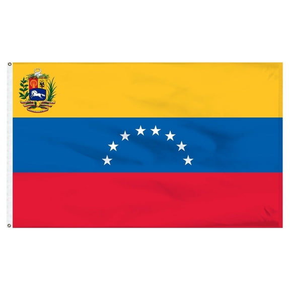 FusionTech Venezuela 2'x3' Polyster 8 Crest Star Flag, UV Resistant