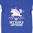 thumbnail image 4 of Inktastic My Nana Loves Me Unicorn Girls Baby Bodysuit, 4 of 5
