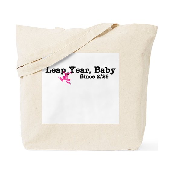CafePress - Leap Year, Baby Tote Bag - Unisex Canvas Tote Bag, Beige, 1-Piece