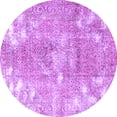 thumbnail image 1 of Ahgly Company Indoor Round Persian Purple Traditional Area Rugs, 3' Round, 1 of 4