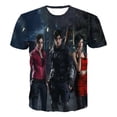thumbnail image 4 of Horror Game Resident Evil O-neck Tshirt 3D Printed Casual Men's/Women's Hip Hop Short-sleeve Kids T-Shirt Unisex Clothing, 4 of 5