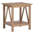 thumbnail image 1 of Linon Titian Wood End Table Bottom Shelf in Neutral Driftwood Finish, 1 of 10