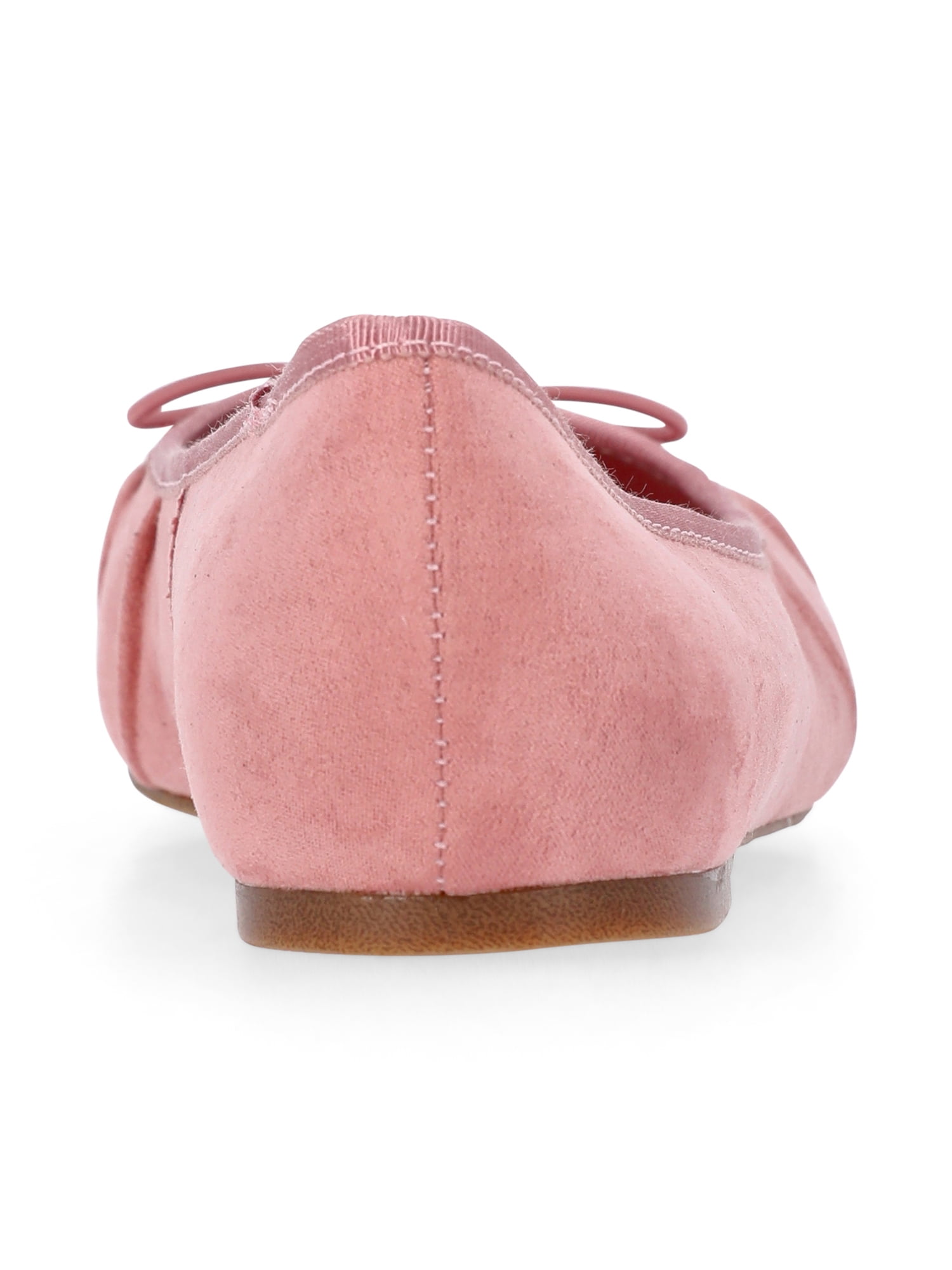 Time and Tru Women's Pleated Ballet Flats