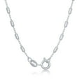 thumbnail image 2 of Sterling Silver Italian Long Beads and Bullet Beads 16" Chain Necklace, 2 of 6
