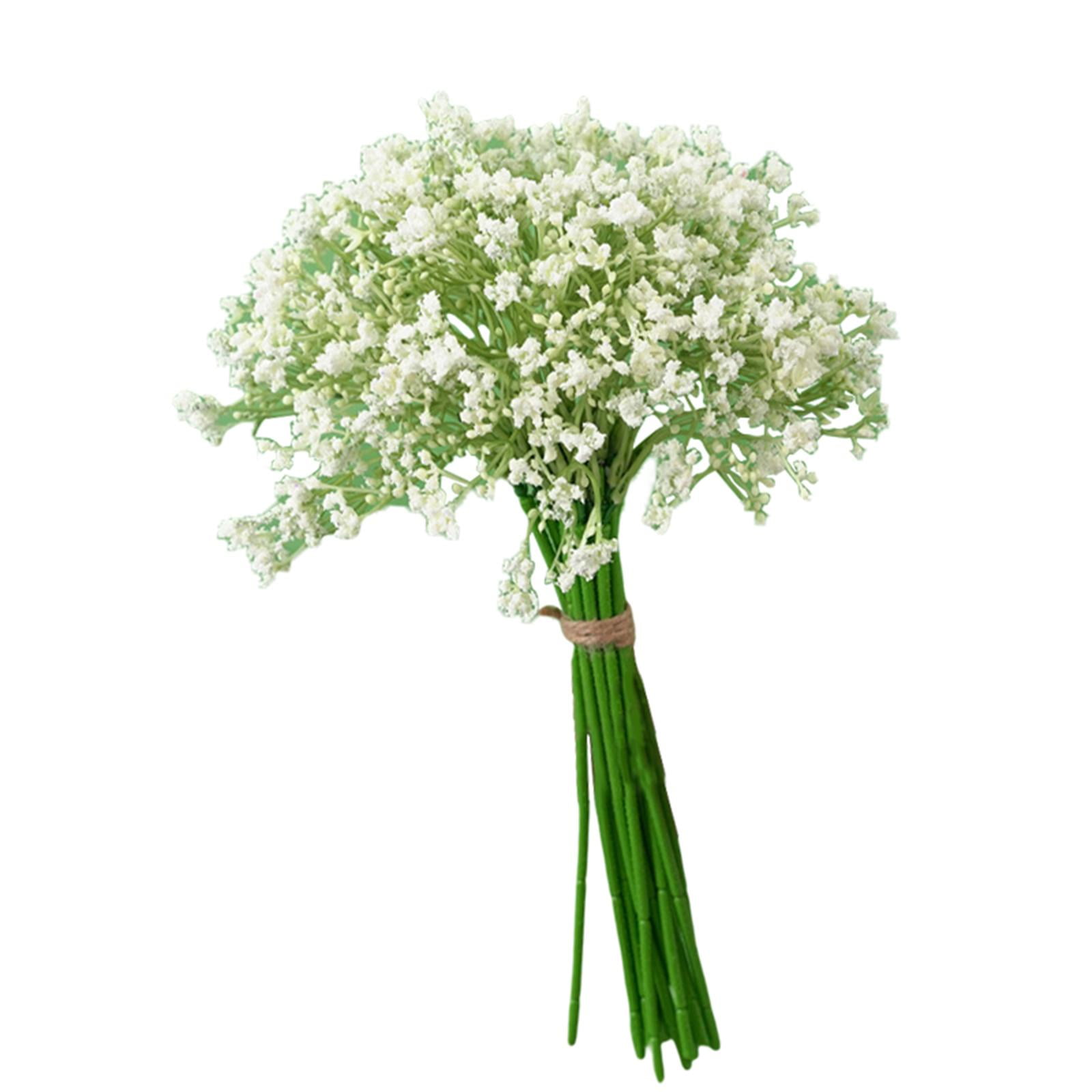 Gypsophila Bouquets Artificial Flowers Silk Flowers for Wedding Floral Arrangement White