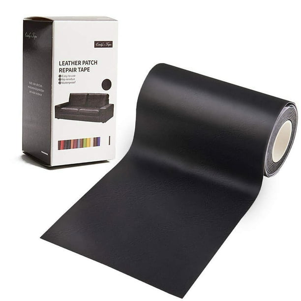Kit de cintas adhesivas Cindy's Tape para reparación de piel, color negro, 7,62 x 152,4 cm