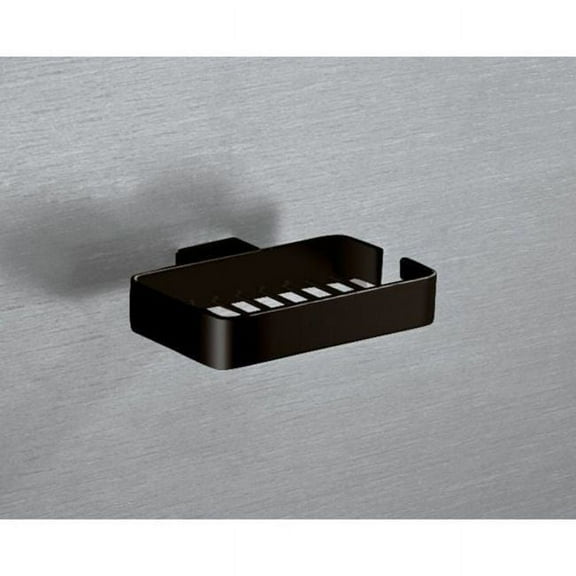 Nameeks 5412 Gedy Lounge Collection Wall Mounted Soap Dish - Black