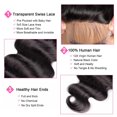 thumbnail image 3 of Cierre de encaje Hotlulana Transparent HD Body Wave 40 cm, 3 of 7