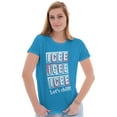 thumbnail image 3 of Officially Icee Logo Lets Chill Women's T Shirt Ladies Tee Brisco Brands S, 3 of 5