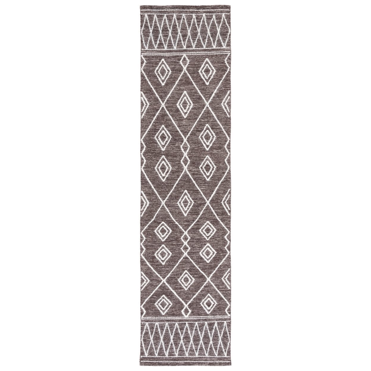 SAFAVIEH Kilim Chloe Tribal Area Rug, Brown/Ivory, 5' x 8'