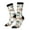 3 Black, variant on Flamingo Palm Trees Crew Socks for Men & Women, Breathable Casual Athletic Ankle Socks