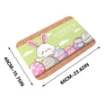 thumbnail image 3 of Twfbrm Happy Easter Bathroom Rugs, 15.7"x23.6" Flannel Colorful Easter Eggs and Bunny Prints Welcome Doormat, Non-Slip Absorbent Easter Decorative Floor Mat Spring Decorations for Indoor Outdoor, 3 of 5