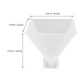 thumbnail image 4 of Moule Pyramide en Silicone pour Résine Moule Pyramide DIY Moule Pyramide Flexible Moule Pyramide en Silicone, 4 of 8