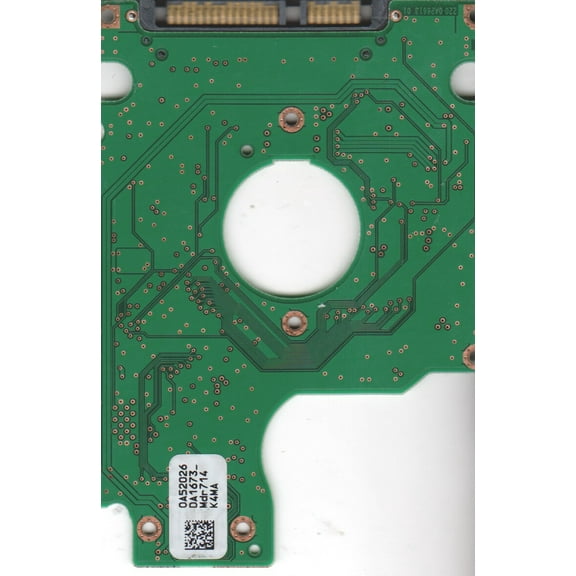 HTS541612J9SA00, 0A52026 DA1673_, PN 0A50686, Hitachi 120GB SATA 2.5 PCB