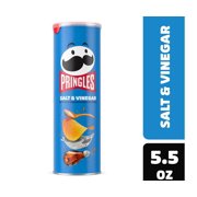 Pringles Potato Crisps Chips, Salt and Vinegar, 5.5 oz
