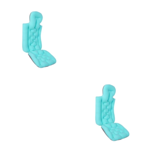 Bearachild Cojín de bañera de cuerpo completo transpirable con respaldo para adultos para salón y hogar azul Azul 2Conjunto