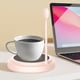 thumbnail image 4 of Rechargeable Magnetic Self Stirring Coffee Mug | Automatic Mixer Cup for Tea, Hot Chocolate, Milk | USB Powered | 12x12x2.7cm | Beige, Blue, Pink | 1 Pack | Powerful Motor, 4 of 6