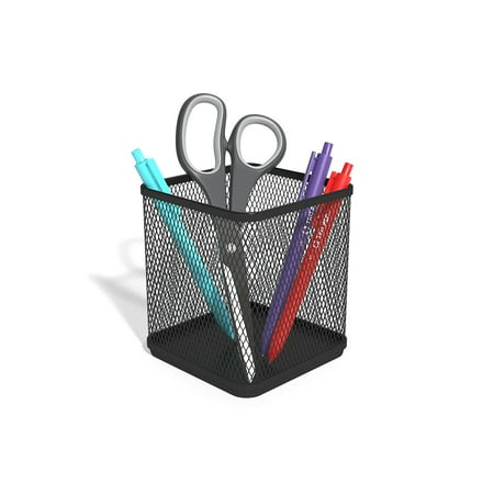 UPC: 0718103359665 | TRU RED Stackable Wire Mesh Regular Pencil Holder TR57575-CC